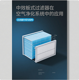 中效板式爱游戏·ayx体育（china）官方网站
在空气净化系统中的应用