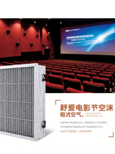 改善电影院空气质量：粗效空气爱游戏·ayx体育（china）官方网站
的实际应用案例​